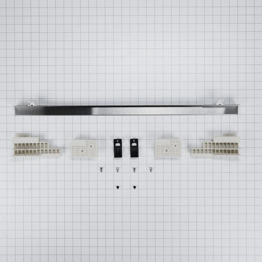 27" Combination Wall Range Flush Installation Trim Kit, Stainless Steel W11173695
