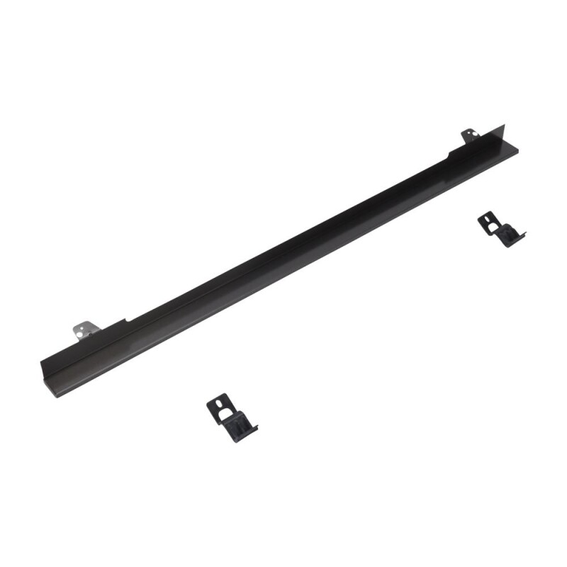 27" Built-In Range Flush Installation Trim Kit, Black/Stainless Steel W11173700