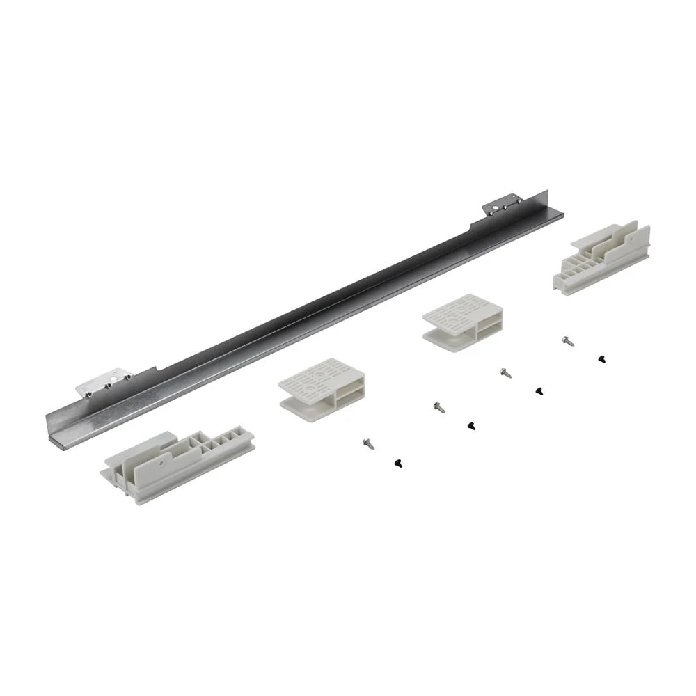 30" Combination Wall Range Flush Installation Trim Kit, Black/Stainless Steel, fits WOC75EC0HV W11173704