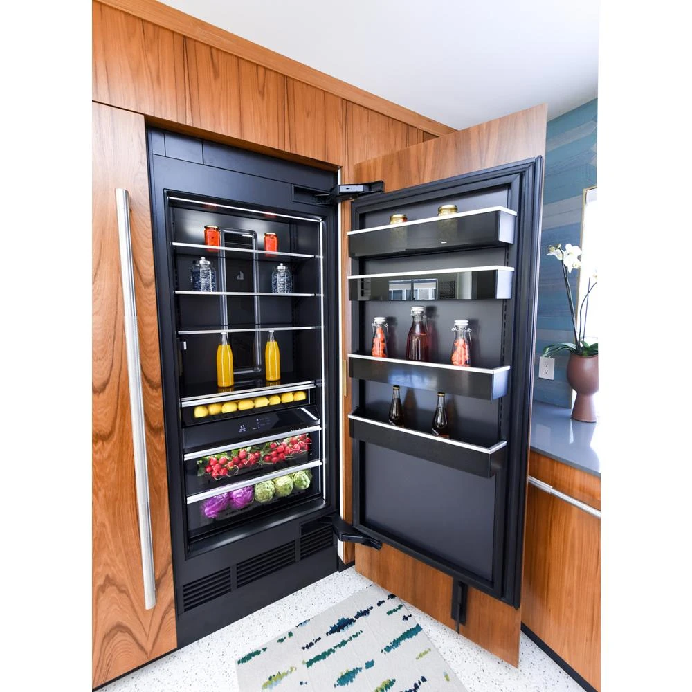 JennAir Rise-Style Built-In Column Refrigerator Handle Assembly - Stainless Steel for Various JBZFR and JBRFR Models W11220303