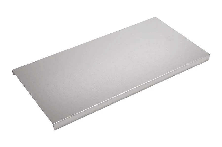 JennAir Range/Cooktop Griddle Grill Cover with Lip on One Side - Stainless Steel for Gas/Dual Fuel Models JDRP636,648,748, JGRP636,648,748, JGCP636,648 (1-IN H X 11 1/8-IN L X 22-IN D) W11239671