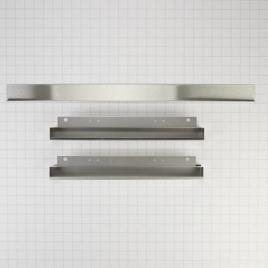 27" Trim Kit For 24" JennairĀ® Microwave, Stainless Steel, Fits Jmdfs24hm Under-counter Built-in Microwave Oven With Drawer Design W11264778