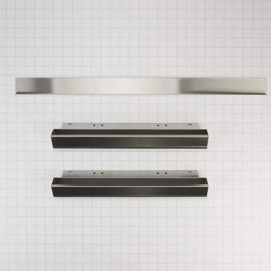 27" Trim Kit For 24" JennairĀ® Microwave, Stainless Steel, Fits Jmdfs24hm Under-counter Built-in Microwave Oven With Drawer Design W11264778