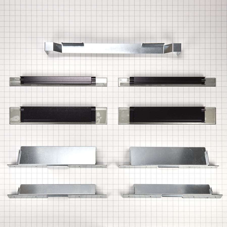Built-in Oven Side Trim Kit, Stainless Steel With (2) 30" Trim Pieces W11300447