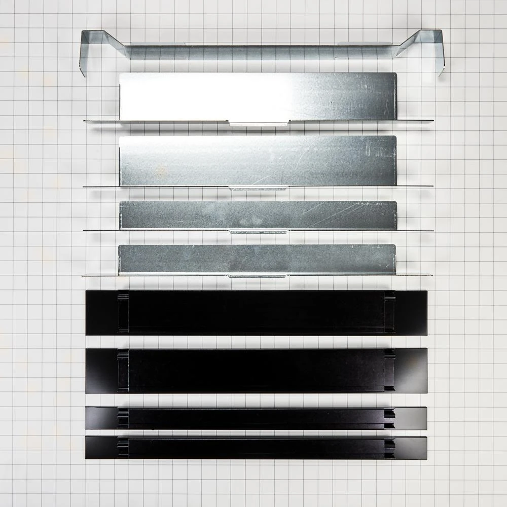 27" or 30" Built-In Single Oven Side Trim Cover Kit, Black/Noir W11312047
