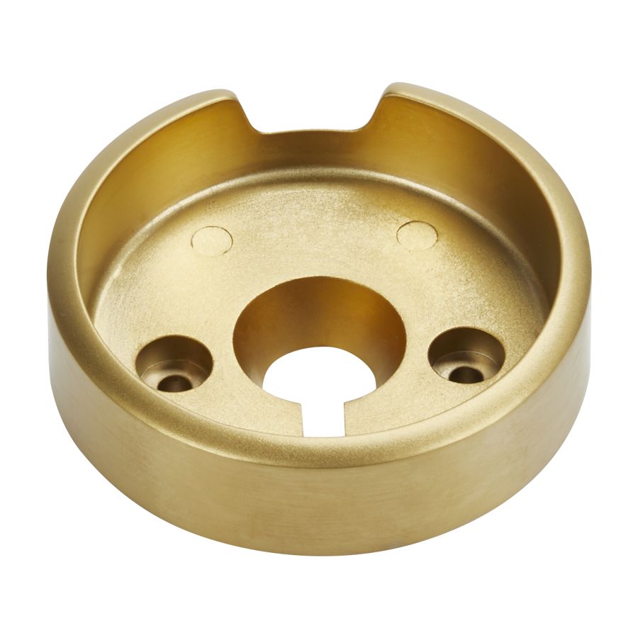 Jennair 3-in D Single Bezel For Rise-style Commercial Range And Rangetop Burner Griddle Knobs - Brass W11316873
