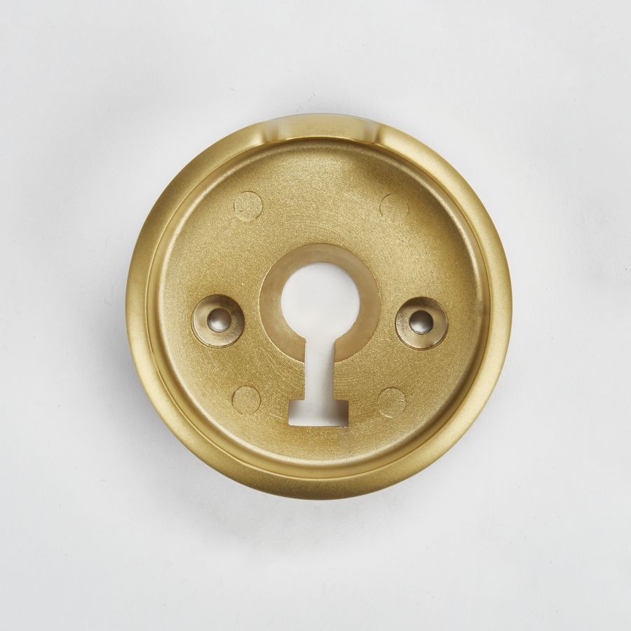 Jennair 3-in D Single Bezel For Rise-style Commercial Range And Rangetop Burner Griddle Knobs - Brass W11316873