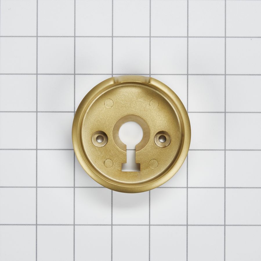 Jennair 3-in D Single Bezel For Rise-style Commercial Range And Rangetop Burner Griddle Knobs - Brass W11316873