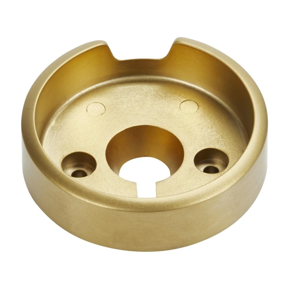 JennAir 3-IN D Single Bezel for Rise-Style Commercial Range and Rangetop Burner Griddle Knobs - Brass W11316873