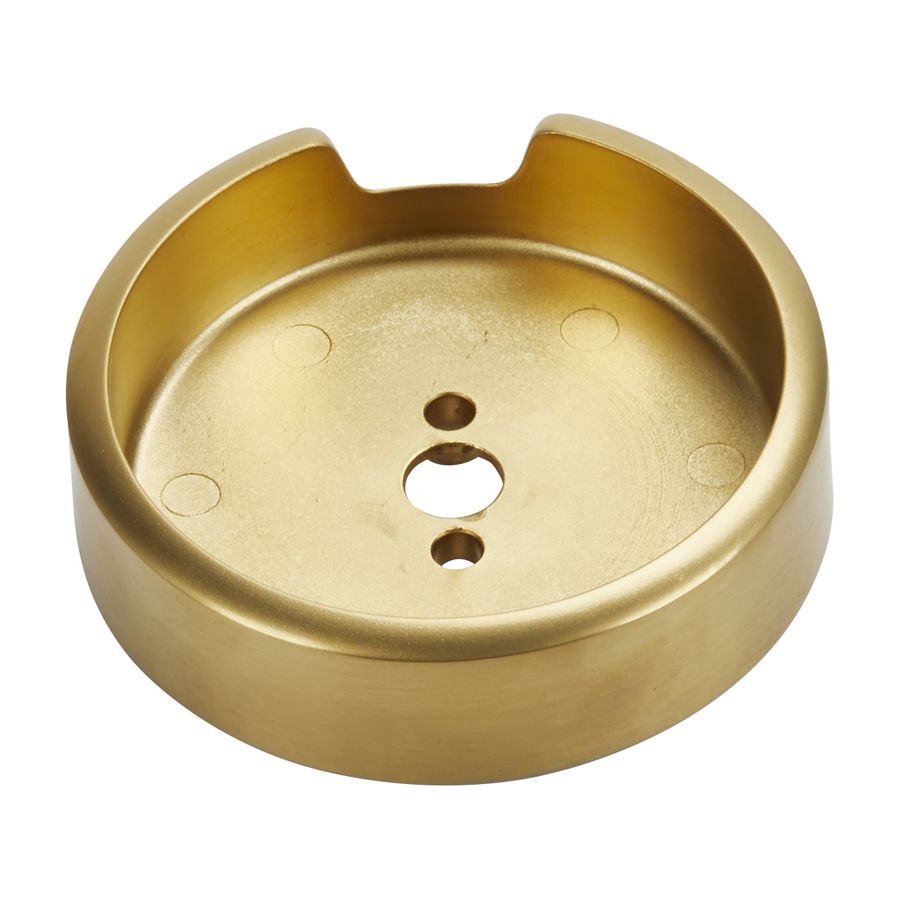 Jennair 3-in D Single Bezel For Rise-style Commercial Range And Rangetop Burner Griddle Knobs - Brass W11317495