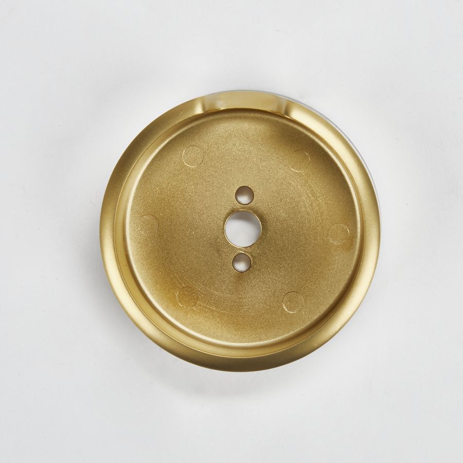 Jennair 3-in D Single Bezel For Rise-style Commercial Range And Rangetop Burner Griddle Knobs - Brass W11317495