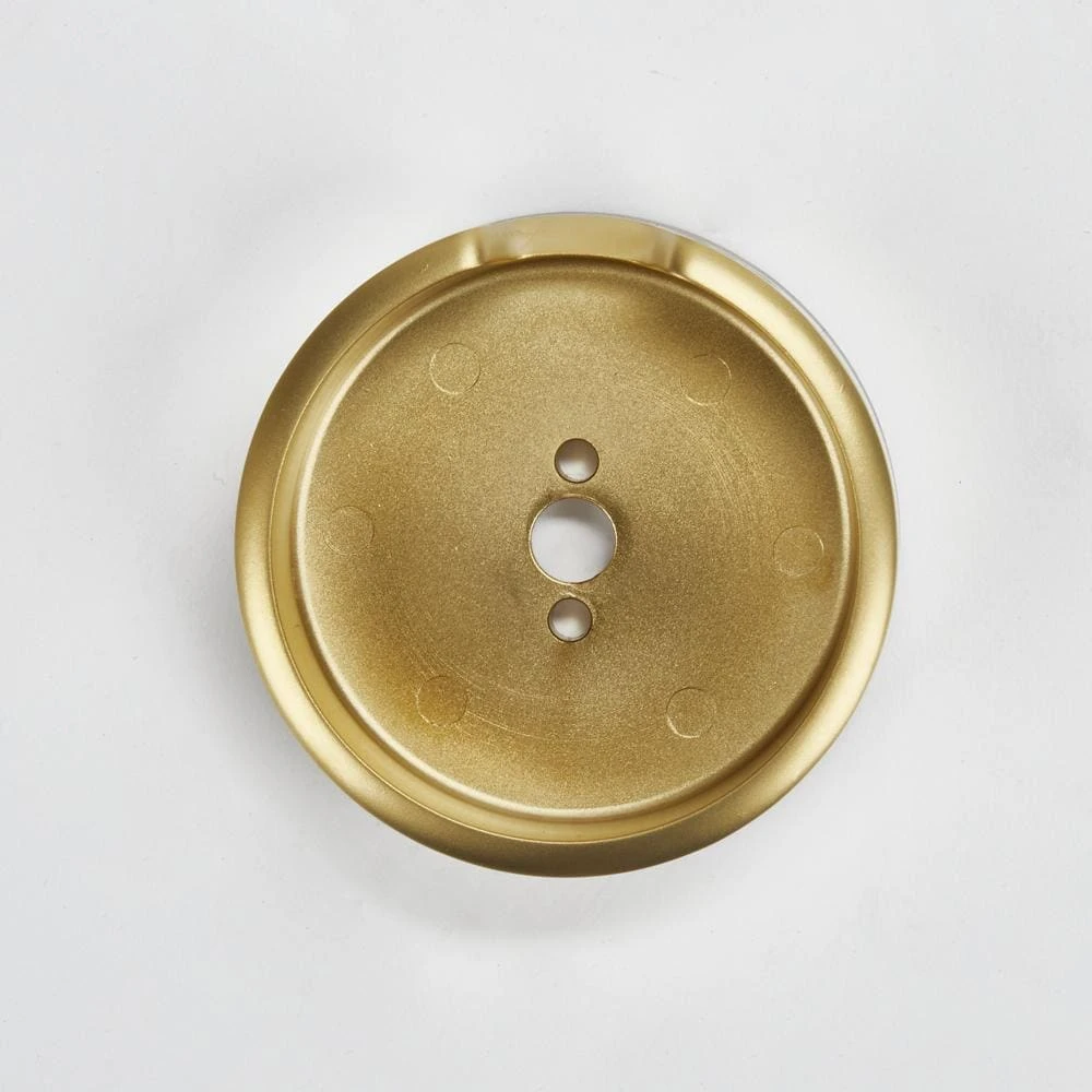 JennAir 3-IN D Single Bezel for Rise-Style Commercial Range and Rangetop Burner Griddle Knobs - Brass W11317495