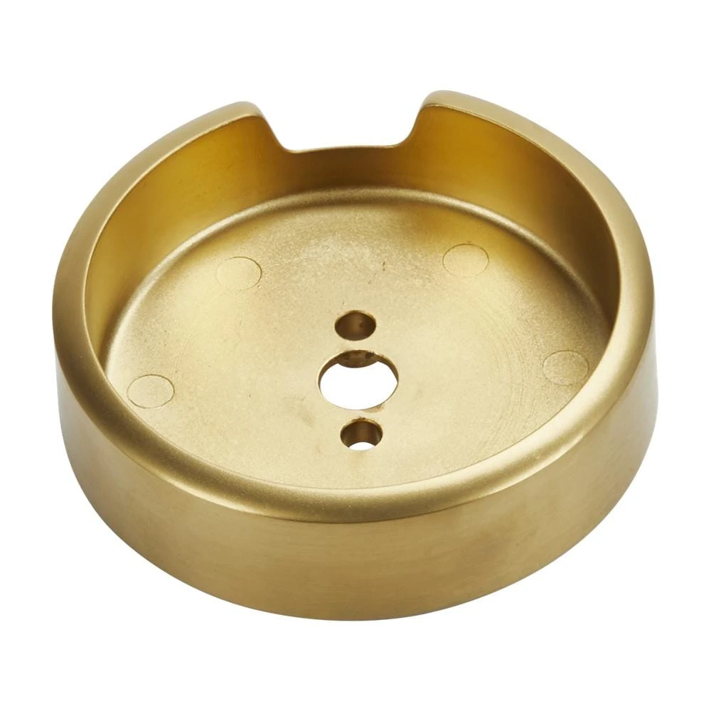 JennAir 3-IN D Single Bezel for Rise-Style Commercial Range and Rangetop Burner Griddle Knobs - Brass W11317495