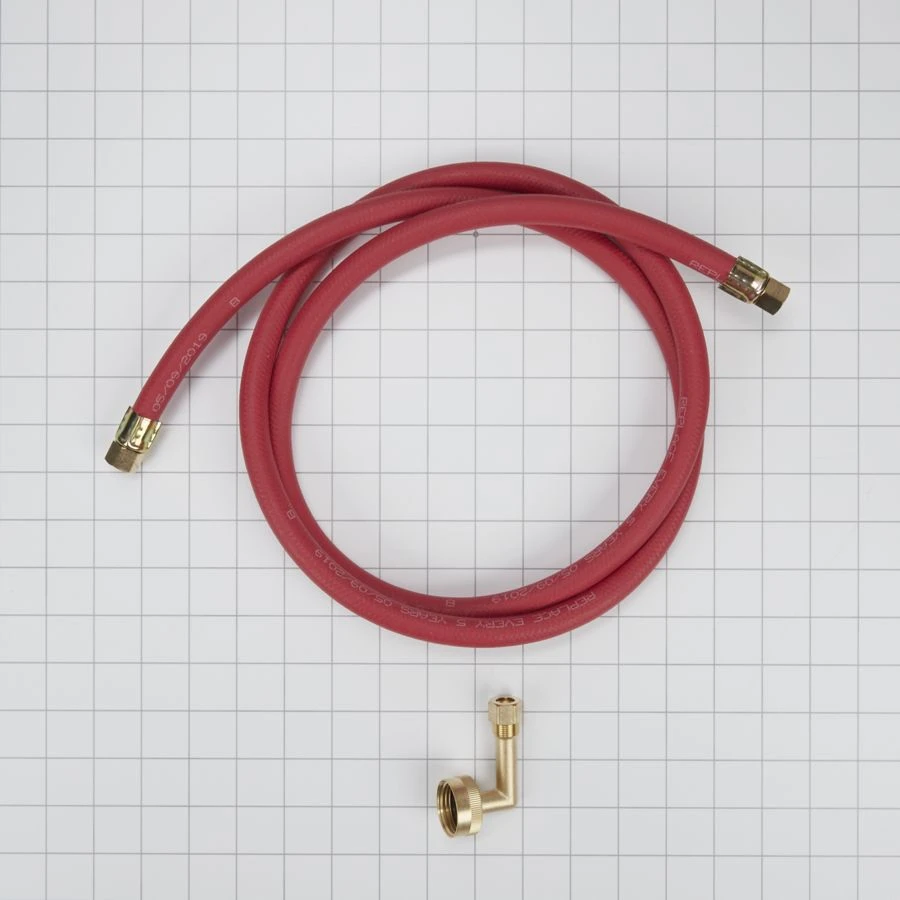 Dishwasher Fill Hose 3/4", 90 degree elbow adapter W11318820