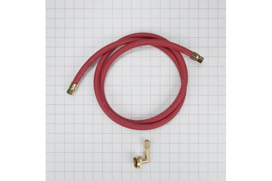 Dishwasher Fill Hose 3/4", 90 degree elbow adapter W11318820