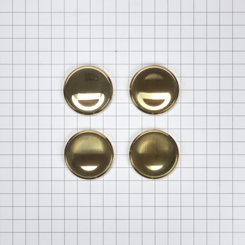 Set of 4 Range Large Brass Burner Caps W11323014