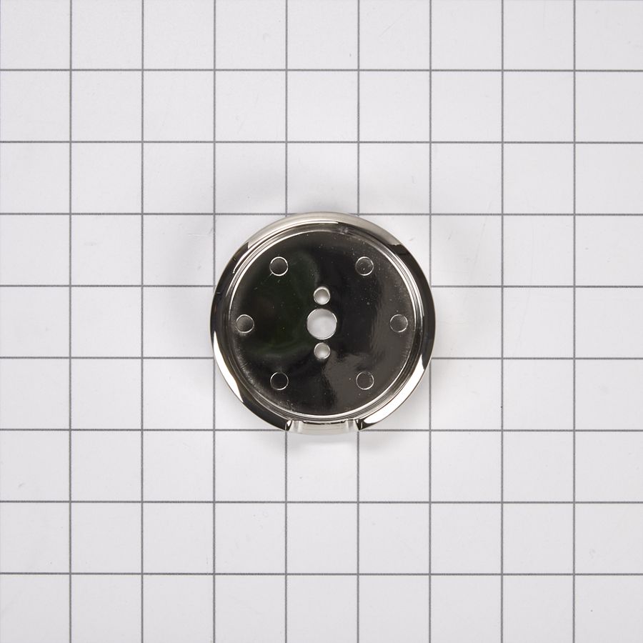 Jennair 3-in D Single Bezel For Rise-style Commercial Range And Rangetop Griddle Knobs - Chrome W11323024