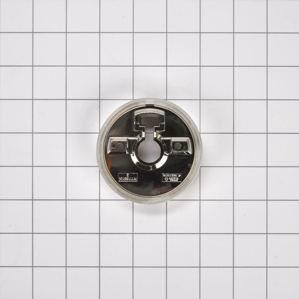 JennAir Single Bezel for Rise-Style Commercial Range and Rangetop Griddle Knobs - Chrome W11323061