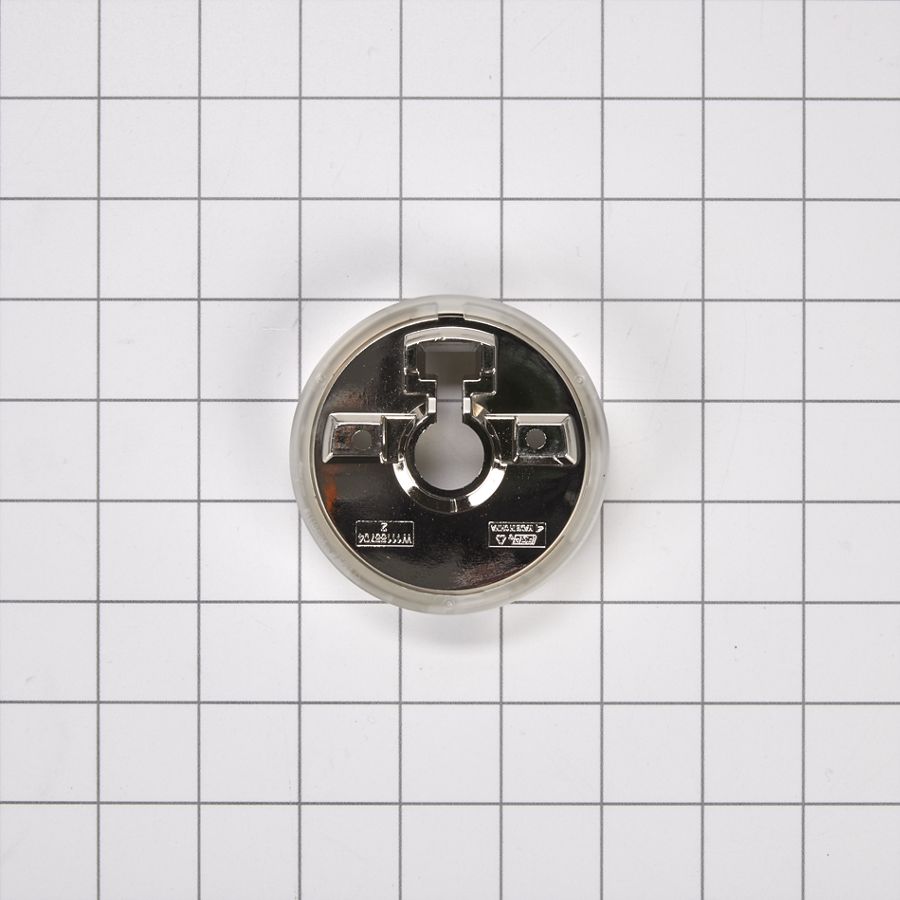 Jennair Single Bezel For Rise-style Commercial Range And Rangetop Griddle Knobs - Chrome W11323061