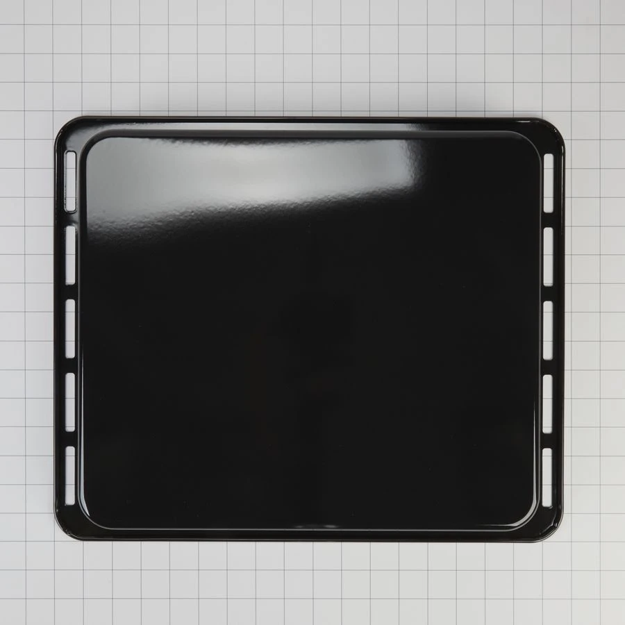 Built-In Oven Baking Tray for Models WOS52ES4MZ/B/W, YOS52ES4MZ, WOD52ES4MZ/B/W, KOSC504PPS, YKOSC504PPS, KODC504PPS (17.75-IN L X 14.75-IN W X 0.75-IN D) W11348808