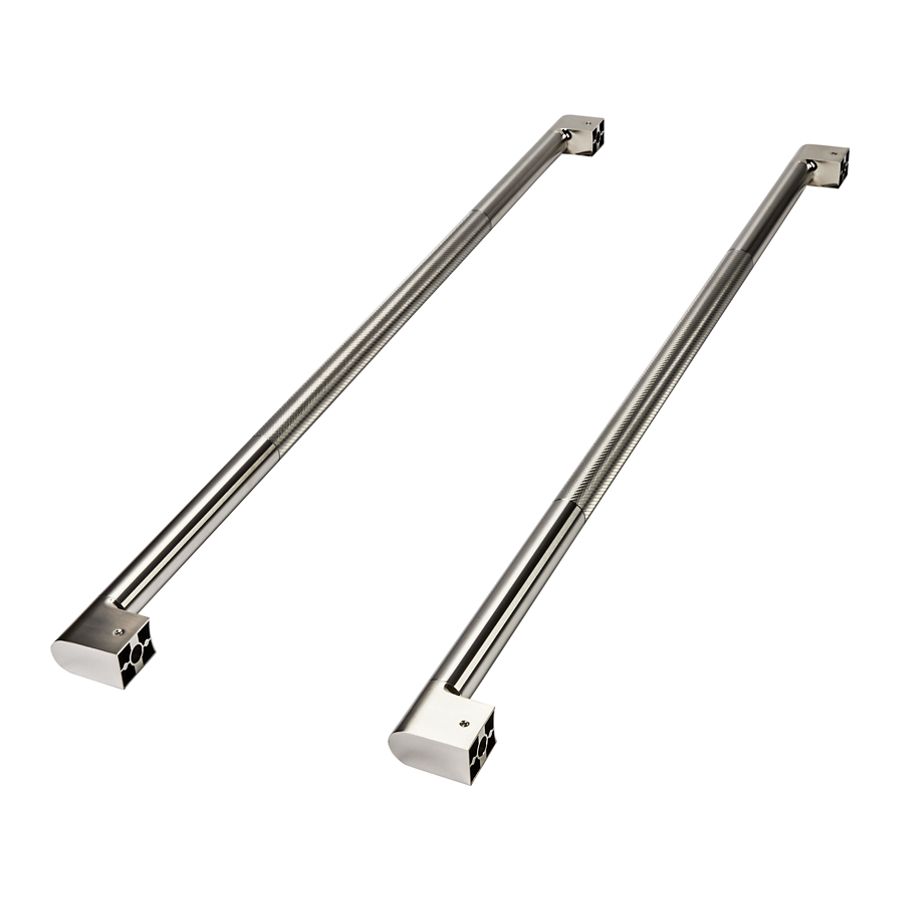 Jennair Rise Pro Style Refrigerator Handle Kit - Stainless Steel For Js42ppdude And Js482ppdude W11367367