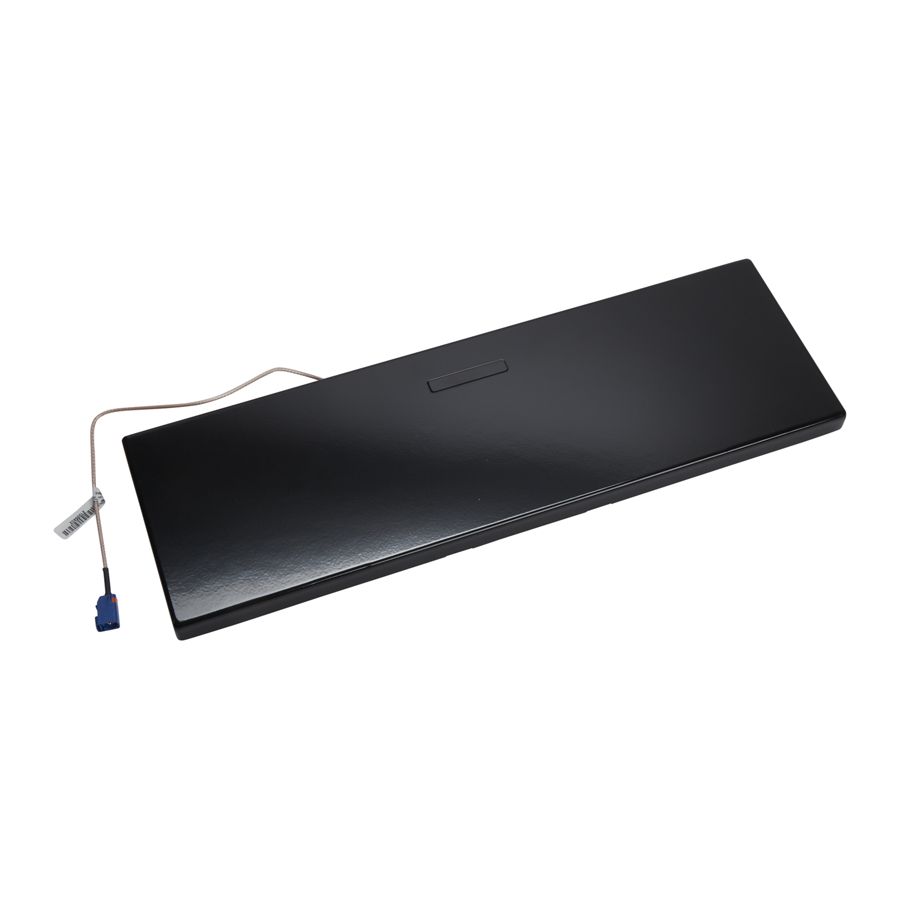 18" - Single Unit Toe Kick, Black W11368707