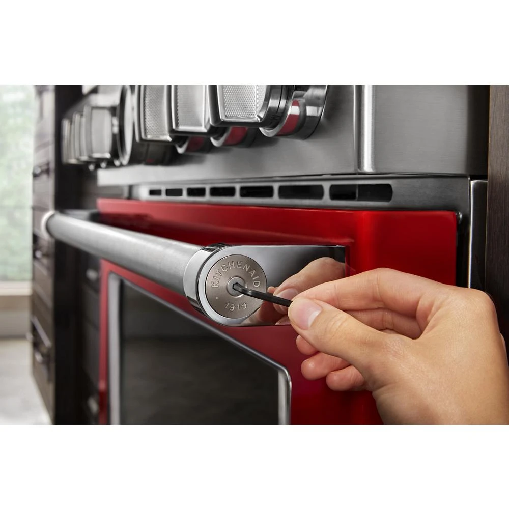 KitchenAid Commercial-Style Range Handle Medallion Kit - Bronze (Includes Two Medallions, Screws, and One 1/8-IN Hex Wrench) W11368841BN