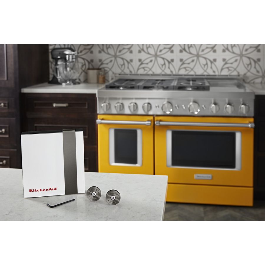 Commercial-Style Range Handle Medallion Kit view 5