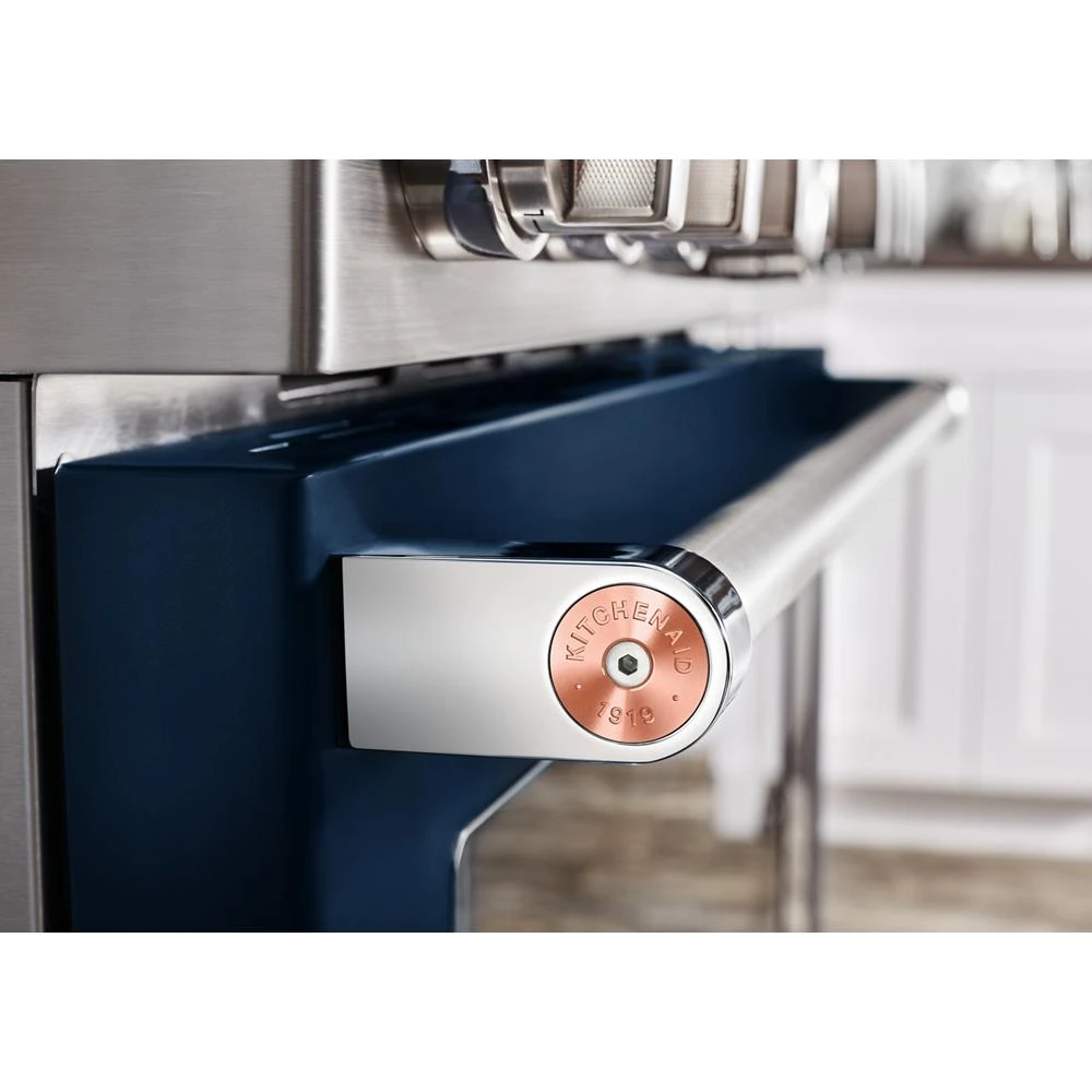 KitchenAid Commercial-Style Range Handle Medallion Kit - Copper (Includes Two Medallions, Screws, and One 1/8-IN Hex Wrench) W11368841CF