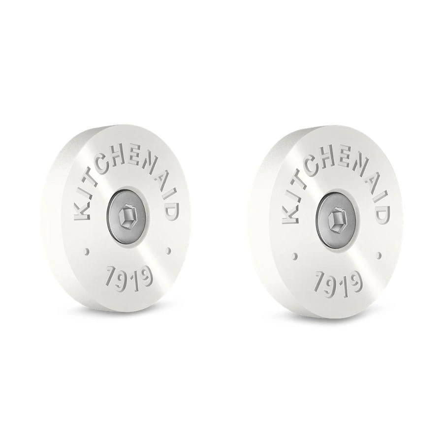 Kitchenaid Commercial-style Range Handle Medallion Kit - Mascarpone (includes Two Medallions, Screws, And One 1/8-in Hex Wrench) W11368841MP