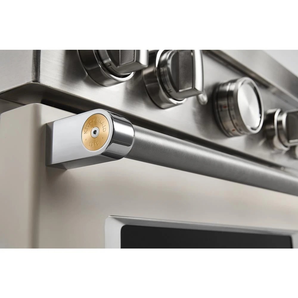 KitchenAid Commercial-Style Range Handle Medallion Kit - Gold (Includes Two Medallions, Screws, and One 1/8-IN Hex Wrench) W11368841NE