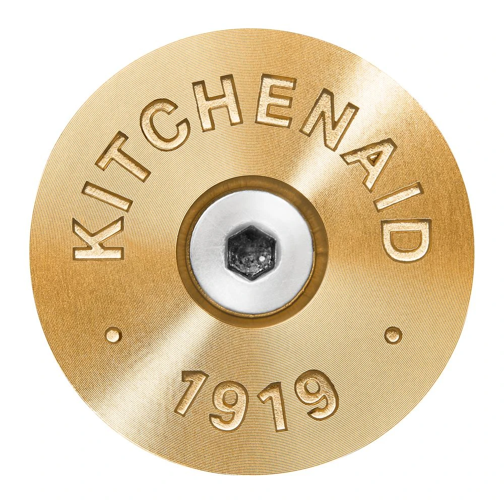 KitchenAid Commercial-Style Range Handle Medallion Kit - Gold (Includes Two Medallions, Screws, and One 1/8-IN Hex Wrench) W11368841NE