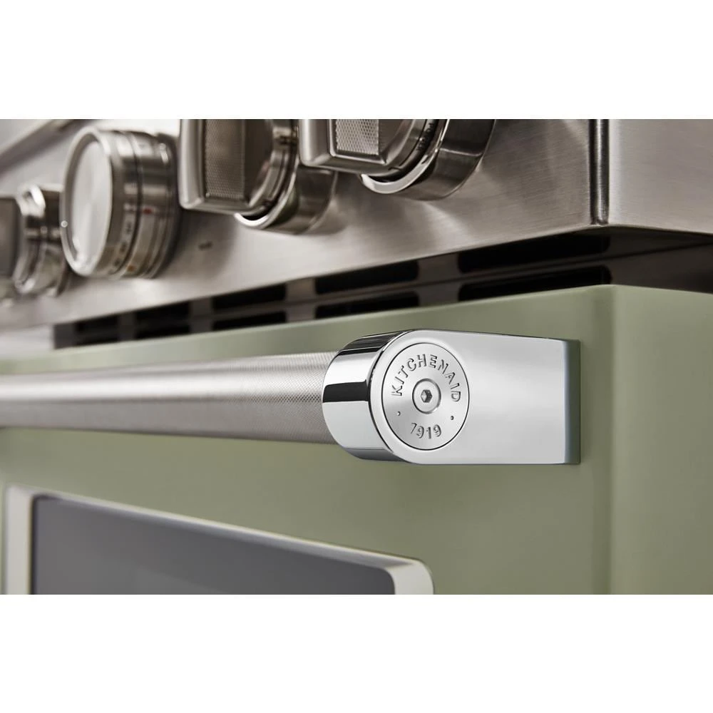 KitchenAid Commercial-Style Range Handle Medallion Kit - Silver (Includes Two Medallions, Screws, and One 1/8-IN Hex Wrench) W11368841SI