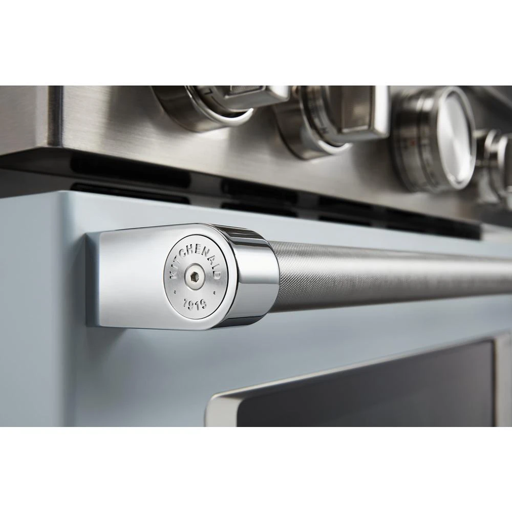 KitchenAid Commercial-Style Range Handle Medallion Kit - Silver (Includes Two Medallions, Screws, and One 1/8-IN Hex Wrench) W11368841SI