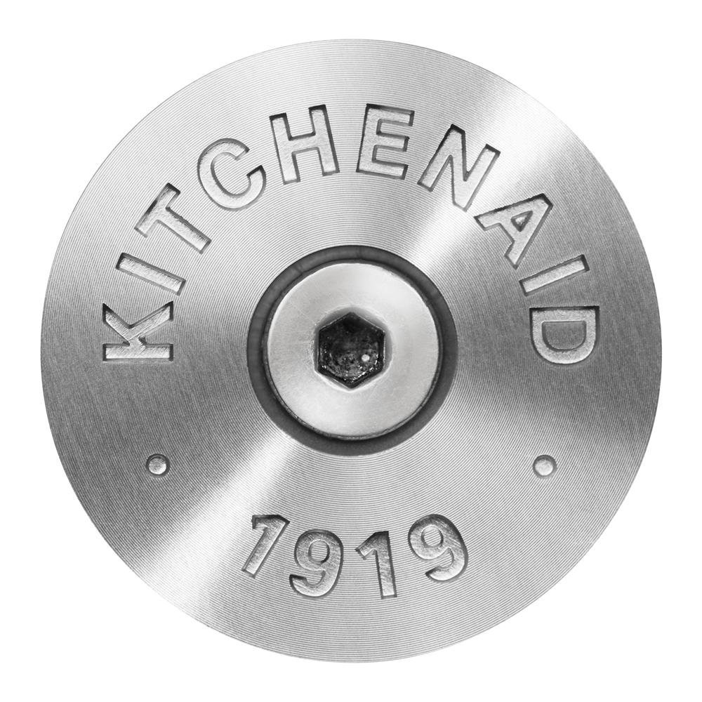 KitchenAid Commercial-Style Range Handle Medallion Kit - Silver (Includes Two Medallions, Screws, and One 1/8-IN Hex Wrench) W11368841SI
