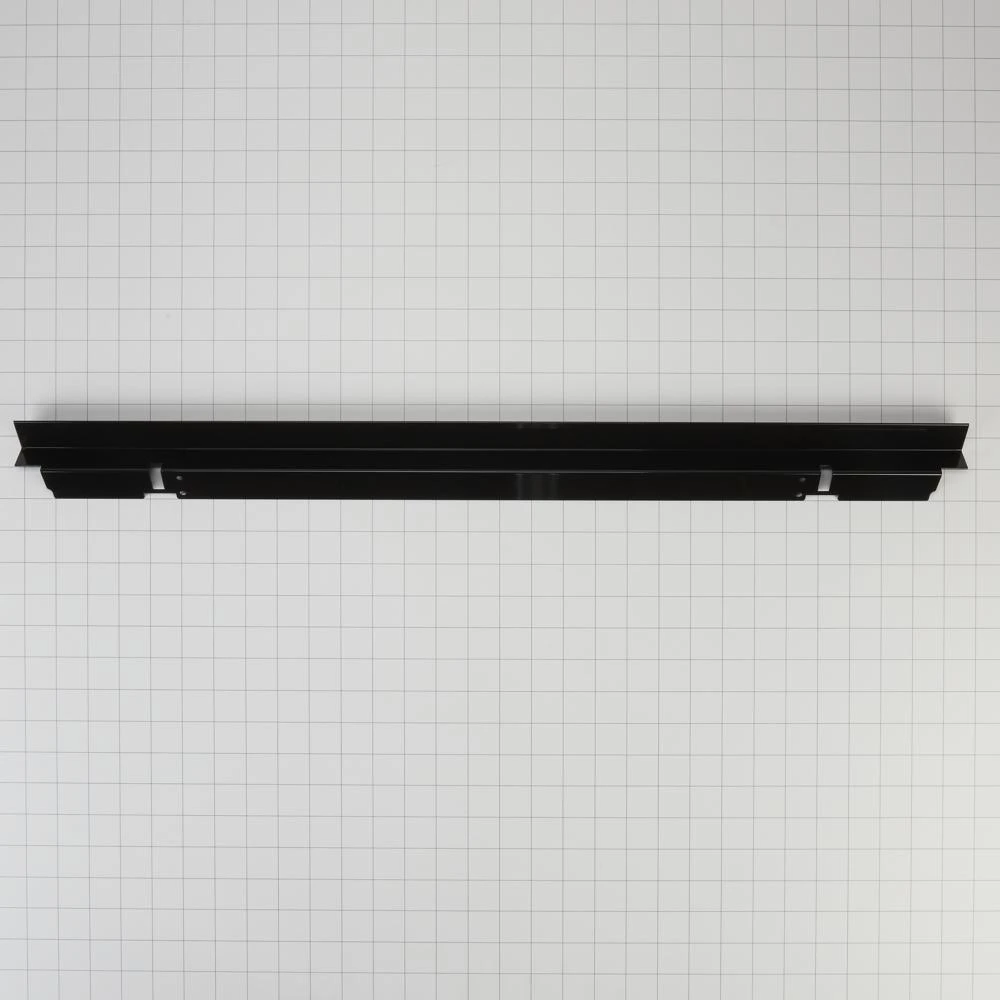 30" Microwave Bottom Trim Kit, Black, with all trim pieces and deflector shield W11395657