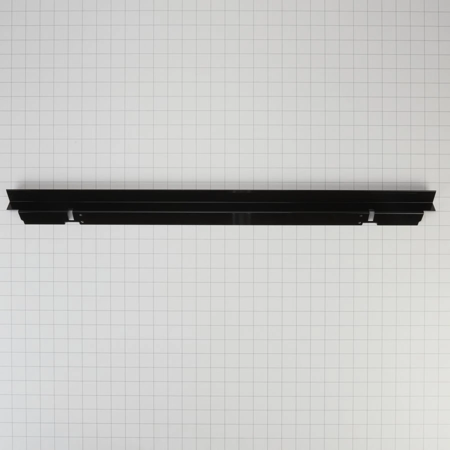 30" Microwave Bottom Trim Kit, Black, with all trim pieces and deflector shield W11395657