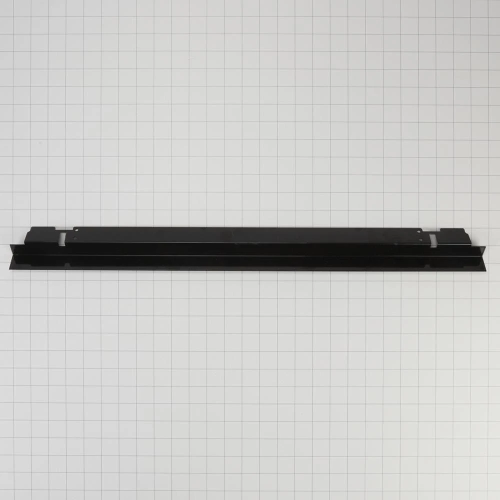 27" Microwave Bottom Trim Kit, Black, with all trim pieces and deflector shield W11395659