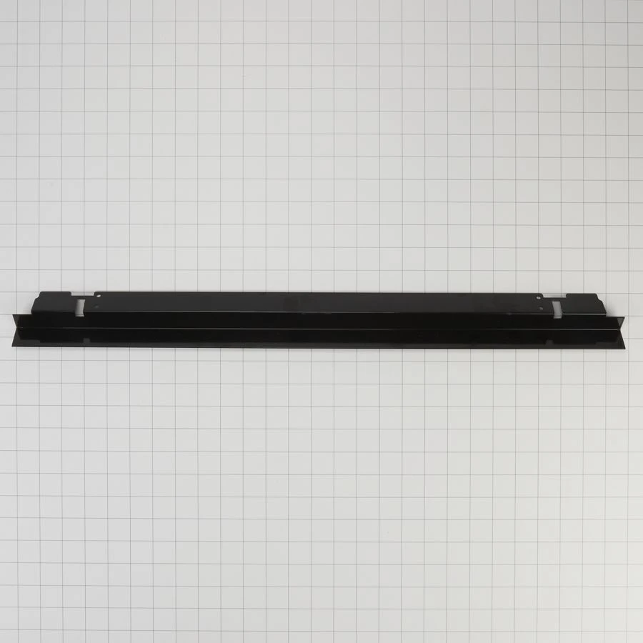 27" Microwave Bottom Trim Kit, Black, with all trim pieces and deflector shield W11395659
