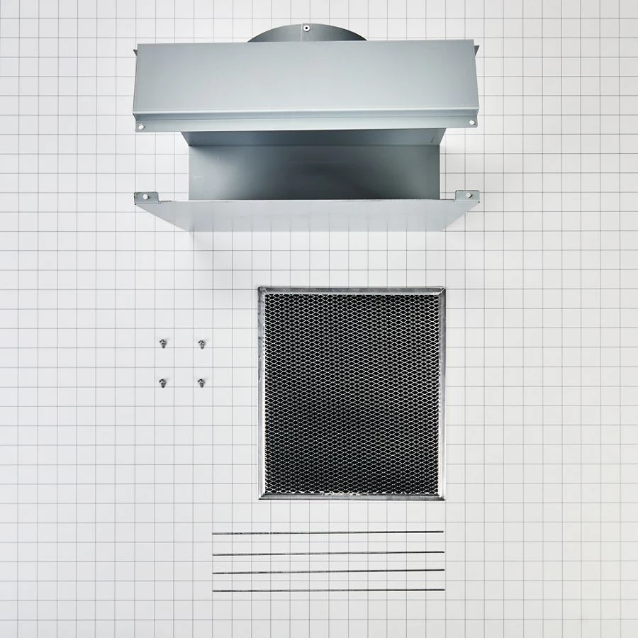 Range Wall Hood Charcoal Filter Recirculation Kit - Silver W11430939