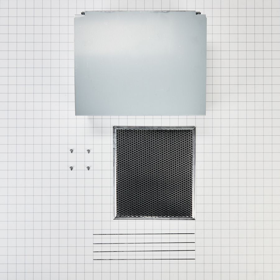 Range Wall Hood Charcoal Filter Recirculation Kit - Silver W11430939