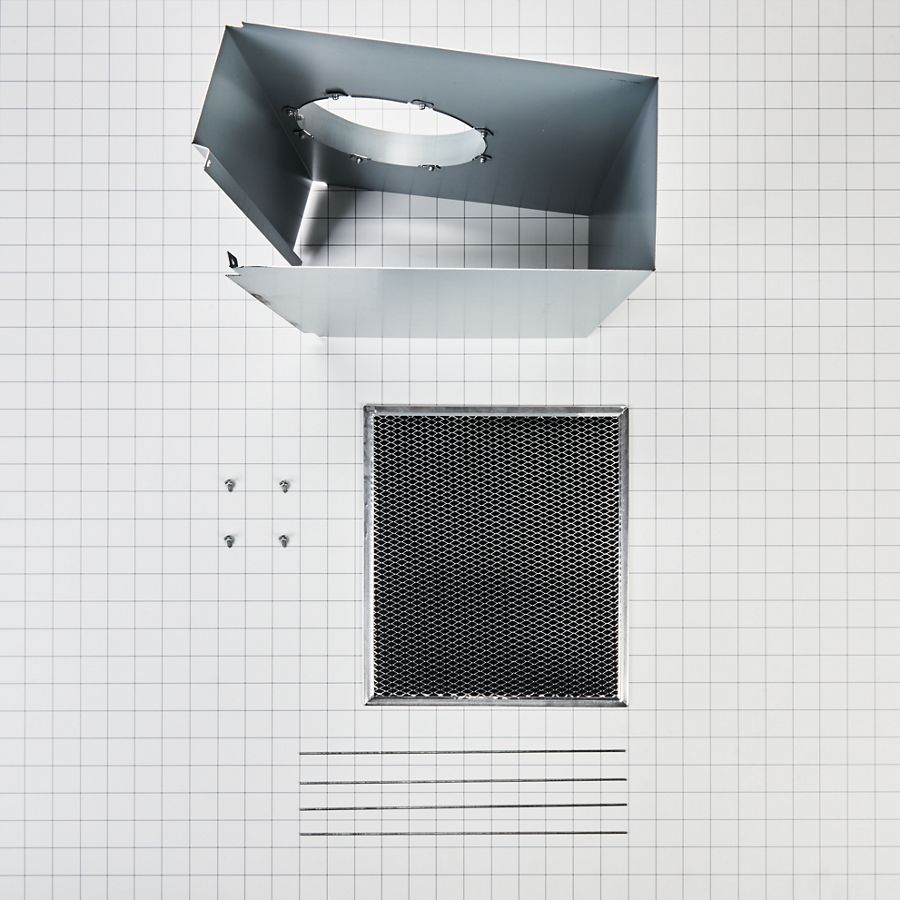 Range Wall Hood Charcoal Filter Recirculation Kit - Silver W11430939