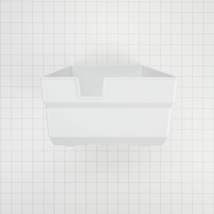 SxS Refrigerator Ice Maker Bin, fits WRB533CZJB, WRB533CZJW, WRB533CZJZ, WRB543CMJV, and WRB543CMJZ W11436901