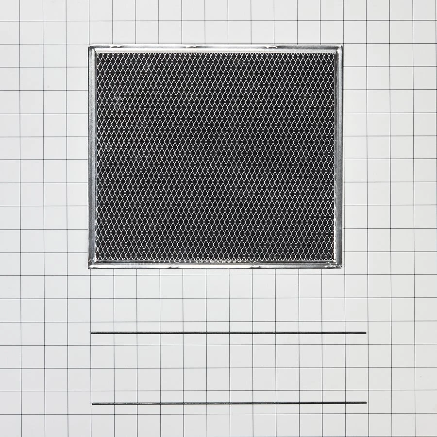 Range Hood Replacement Filter Kit (Includes One 9 5/8-IN X 10 5/16-IN Charcoal Filter and Two Metal Rods) W11446294