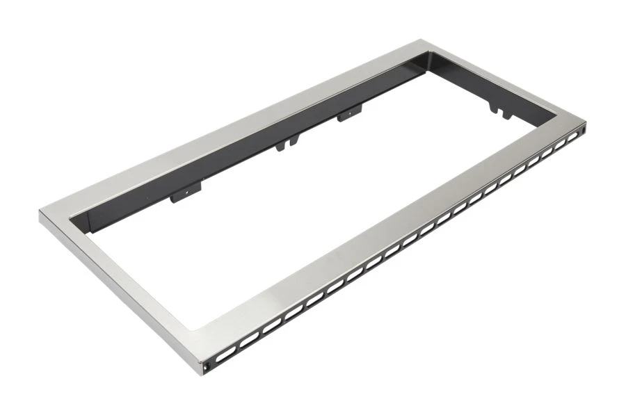 Built-In Low Profile Microwave Slim Trim Kit, Stainless Steel, Size: 31.5"L x 17.5"W x 5"D, fits cut-out height 12" W11451308
