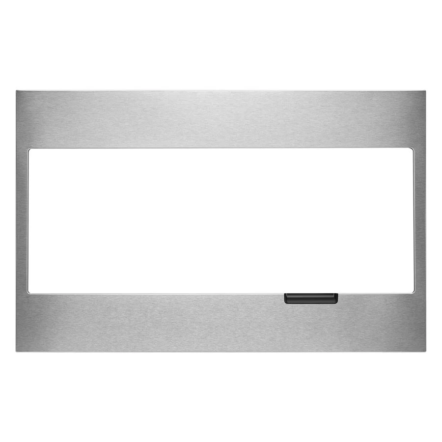 Built-in Low Profile Microwave Standard Trim Kit With Pocket Handle, Stainless Steel, Fits Cut-out Height 17-1/2" view 4