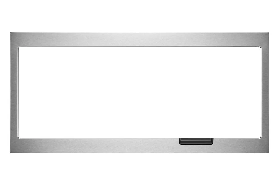 Built-In Low Profile Microwave Slim Trim Kit with Pocket Handle, Stainless Steel W11451314