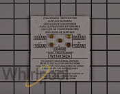 Range/Stove/Oven Conversion Kit W11453918