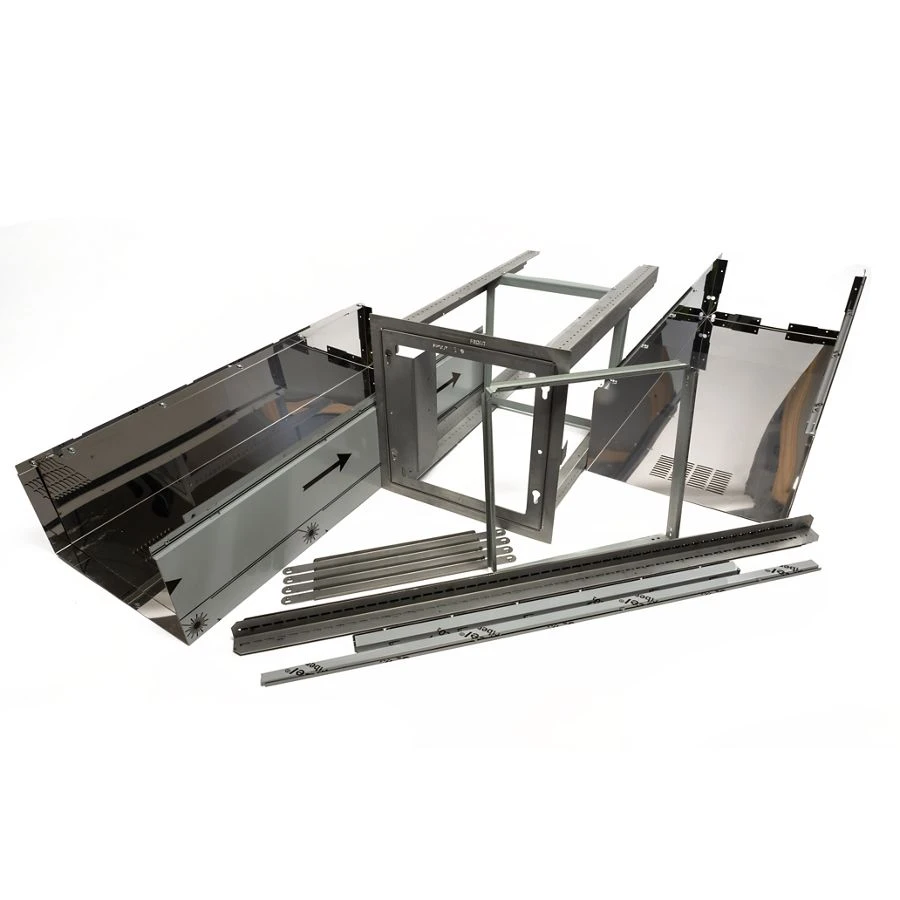 36" Range Hood Chimney Extension Kit, Stainless Steel, Compatible Model Jvi0636ls, For Ceilings Between 8-7/8' To 10-1/2' W11522788