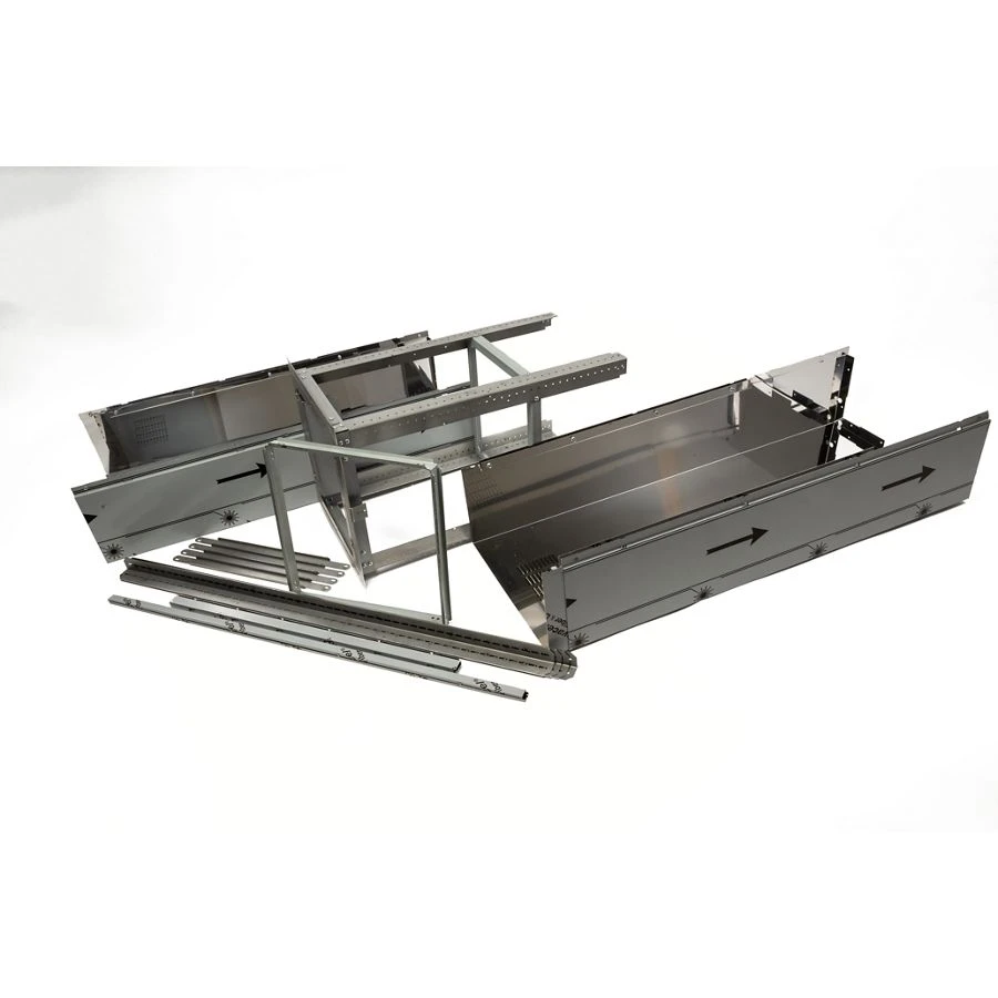 36" Range Hood Chimney Extension Kit, Stainless Steel, Compatible Model Jvi0636ls, For Ceilings Between 8-7/8' To 10-1/2' W11522788